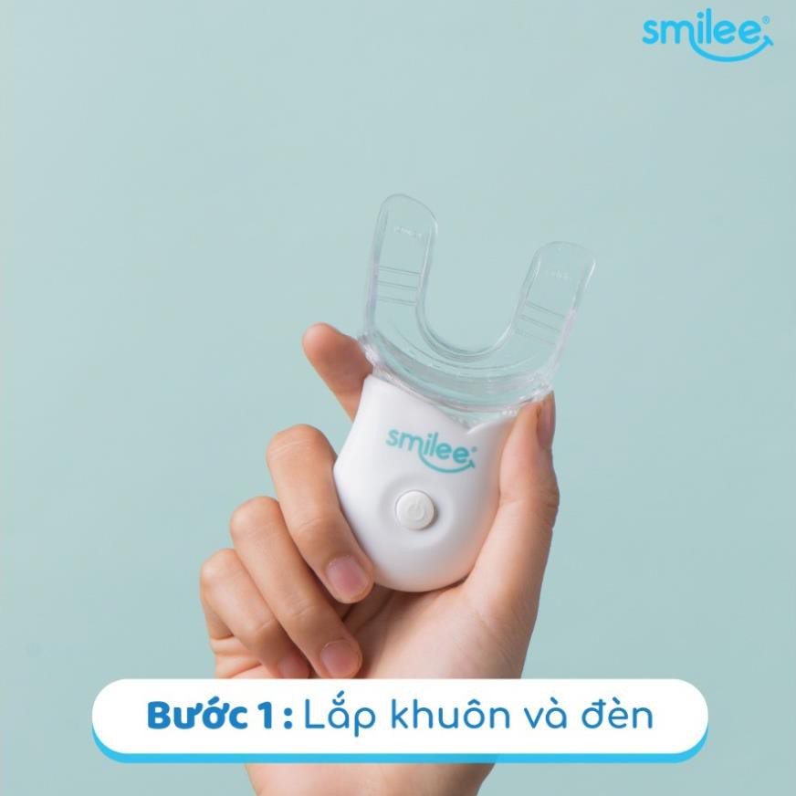 [Smilee Max] 2 bộ sản phẩm làm trắng răng mạnh mẽ không ê buốt Smilee tẩy trắng răng cực nhanh trong 2 tuần