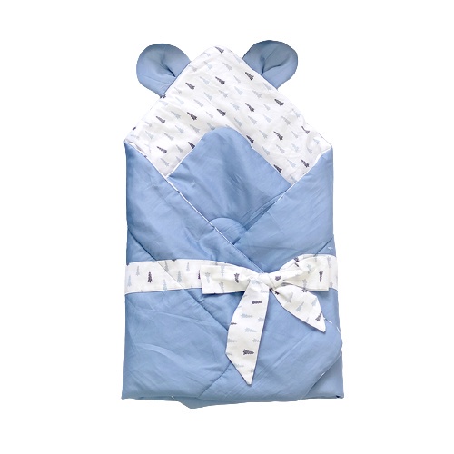 Chăn bế chần bông cho trẻ sơ sinh RUNA KIDS chất liệu satin cao cấp mềm mướt an toàn cho bé