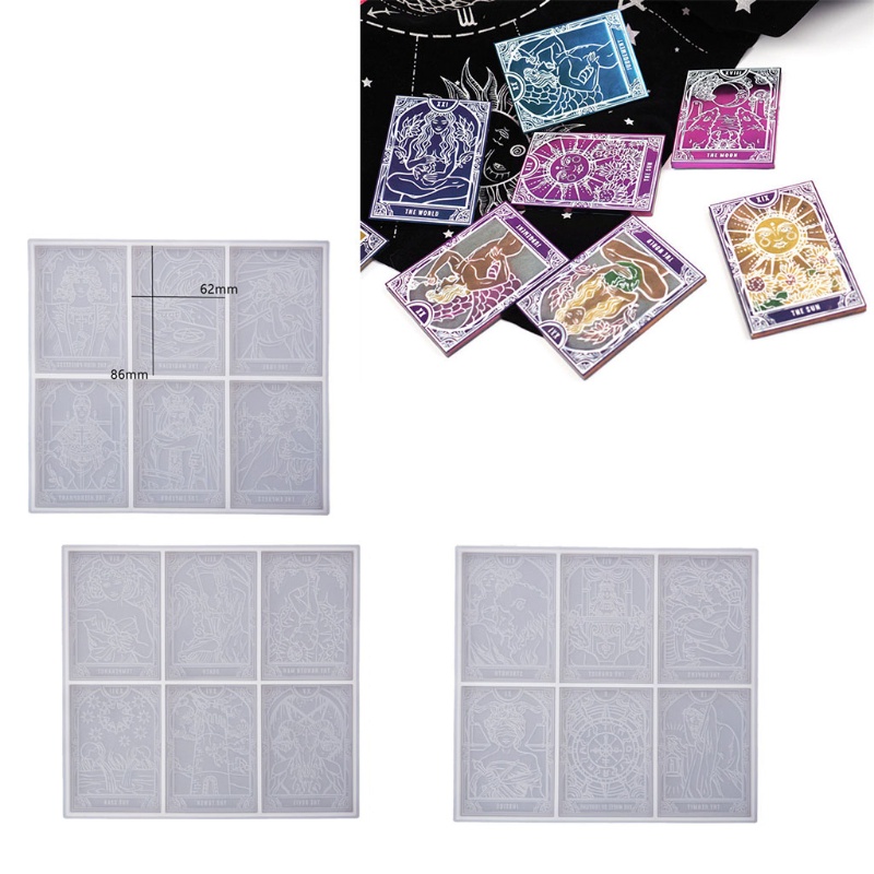 Khuôn Silicone Làm Thẻ Game Thủ Công Bằng Nhựa Epoxy Độc Đáo