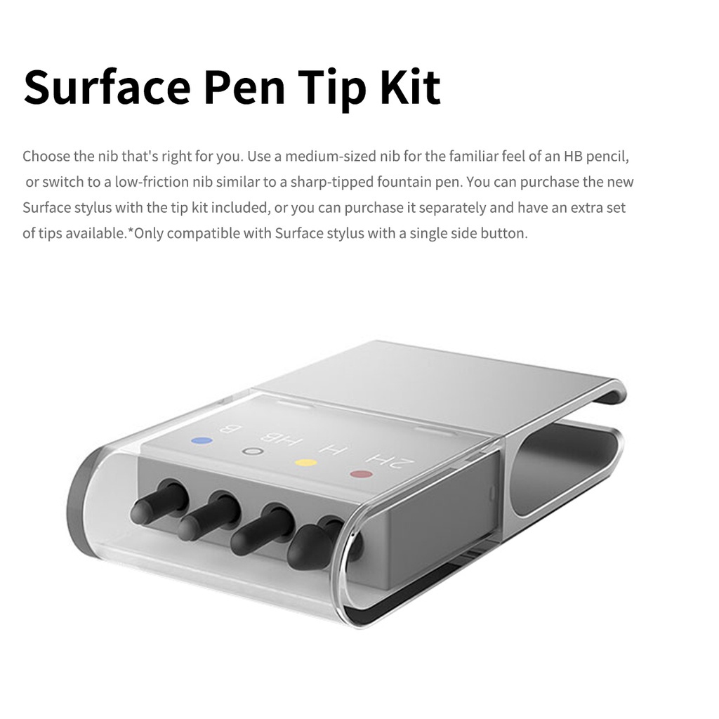 Lõi đầu bút thay thế FONKEN cho bút cảm ứng 2H H HB B cho Microsoft Surface Pro 7/6/5/4