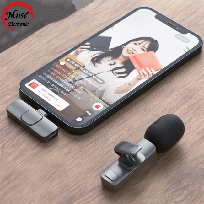 Micro Cài Áo Không Dây Chuyên Nghiệp Tương Thích Với Iphone Android Điện Thoại