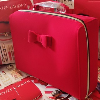 💥 Makeup bag - Case nhung đựng mỹ phẩm Estee Lauder