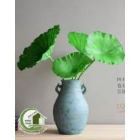 Lá sen giả - cành lá sen cao cấp - 1 lá