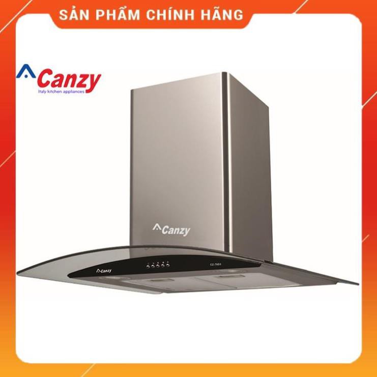 [Mã ELMS3TR giảm 7% đơn 2TR] Máy hút mùi bếp kính cong 7 tấc CANZY CZ-70D1 - Hàng chính hãng - Bảo hành 12 tháng