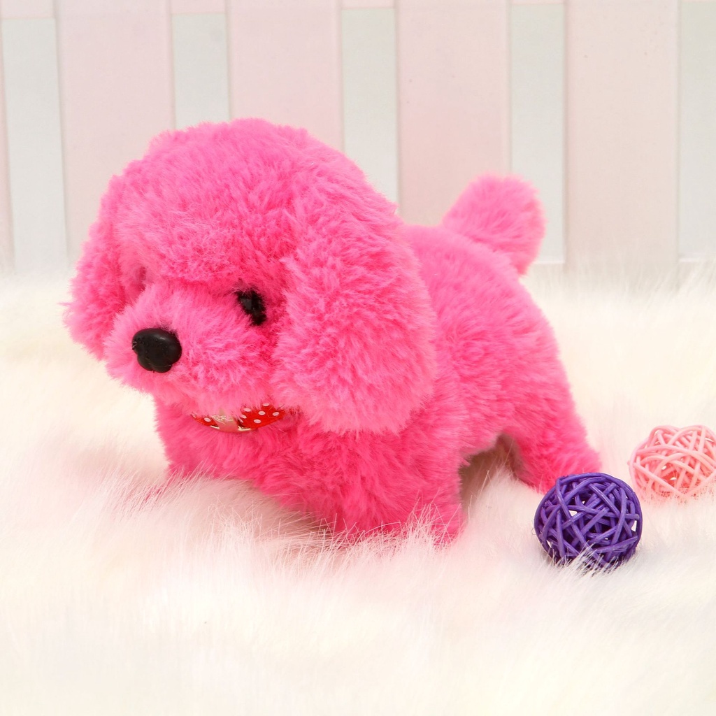 Chó bông biết đi biết sủa, Đồ chơi chó bông đáng yêu cho bé, Chó nhồi bông biết đi cực xinh cho trẻ em