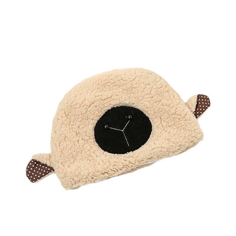 Mũ Len Trùm Tai Giữ Ấm Họa Tiết Hoạt Hình Dễ Thương