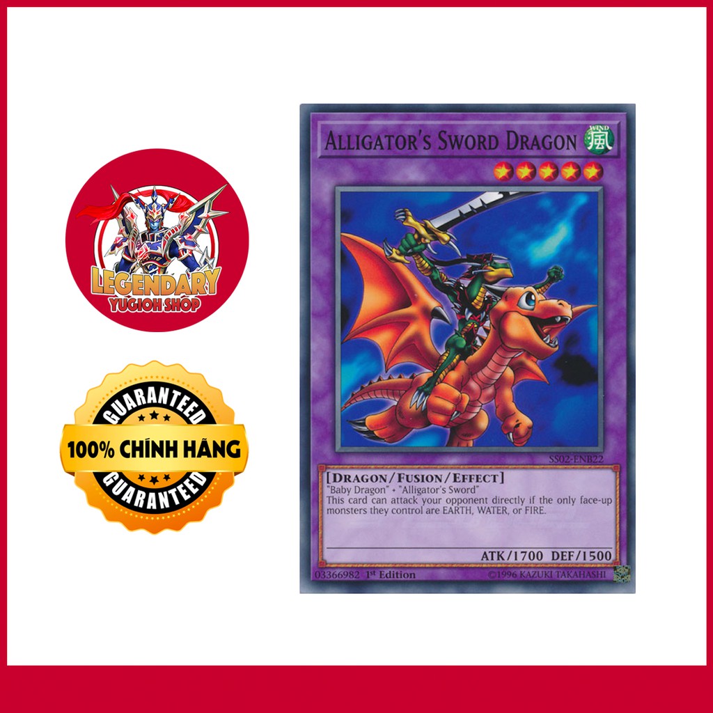 [Thẻ Bài Yugioh Chính Hãng] Alligator's Sword Dragon