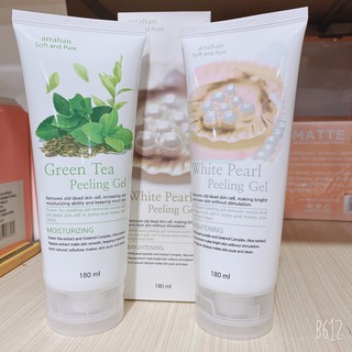 (R208P) Tuýp tẩy da chết trà xanh, ng.ọc tr.ai 180ml