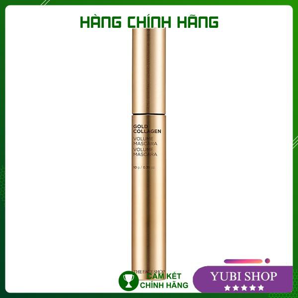 Mascara Kiêm Dưỡng Mi Gold Collagen Volume Mascara Fmgt The Face Shop Chính Hãng - Hàn Quốc  - Hot