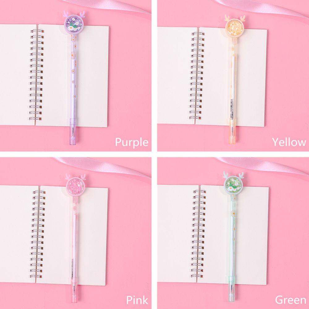 Jane Fawn Bút gel Kim Tuyến Hình Hoa Cúc Nhỏ Tươi Tắn Sáng Tạo Cho Học Sinh / Văn Phòng