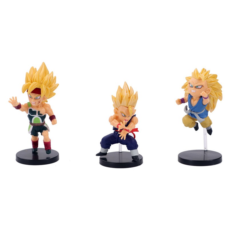 Lẻ Mô hình nhân vật 7 viên ngọc rồng Dragon Ball Son Goku 8-10 CM combo 12