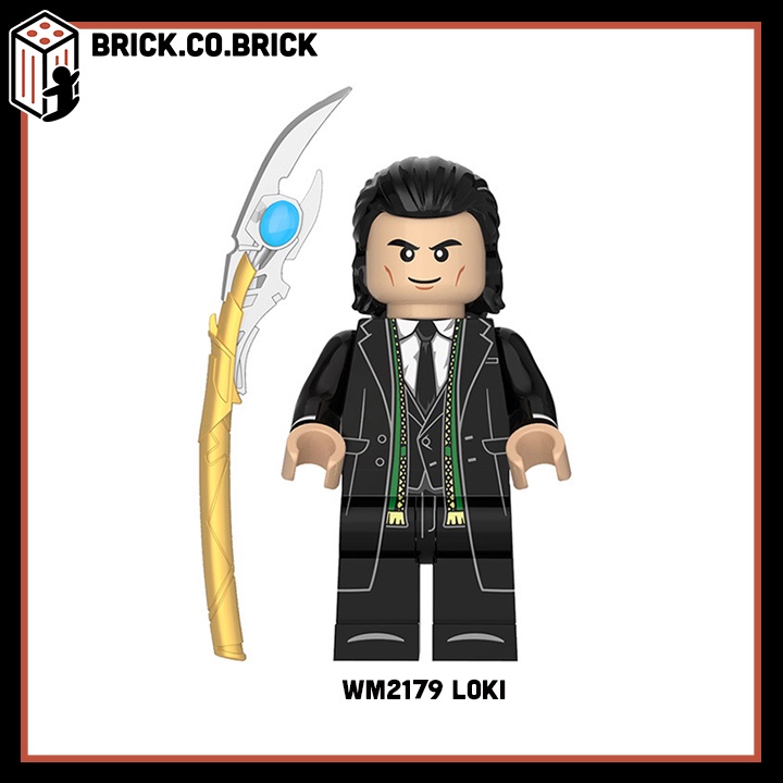 Loki Đồ Chơi Lắp Ráp Minifigure Siêu Anh Hùng Marvels Super Hero WM6118