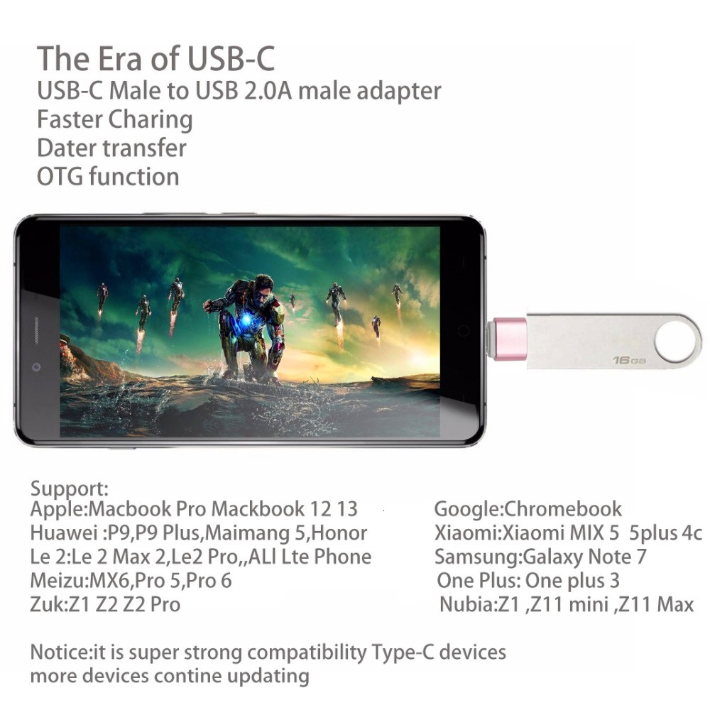 Đầu chuyển đổi OTG USB Type-C sang USB 3.0 !!!