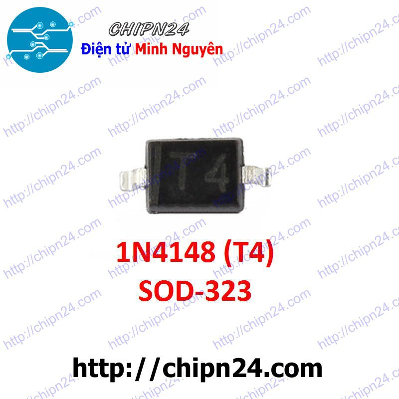 [25 CON] Diode Dán 1N4148 [T4] [SOD-323] (SMD Dán) (4148) [Diode xung]