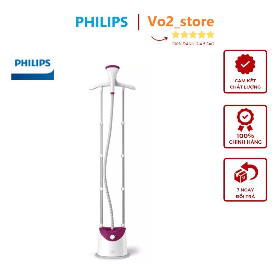 Bàn ủi hơi nước đứng có giá đỡ Philips GC486 1800W - BH 24 Tháng- vo2_store