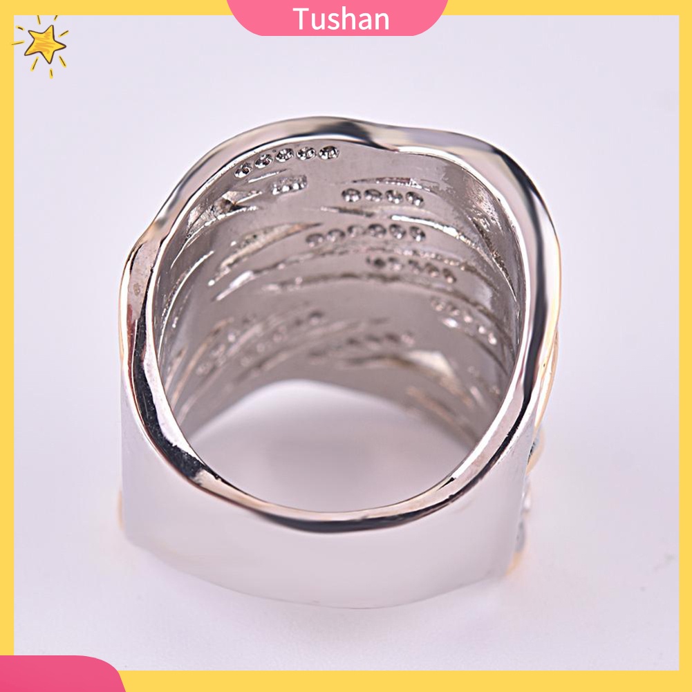 Nhẫn Hợp Kim Đính Đá Sang Trọng
