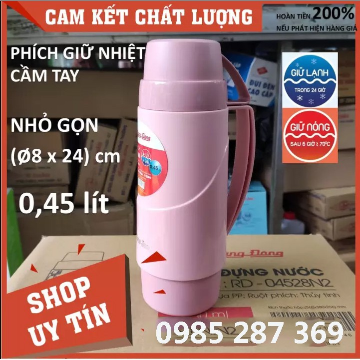 Phích Nước Rạng Đông Cầm Tay 0,45 Lít 04528