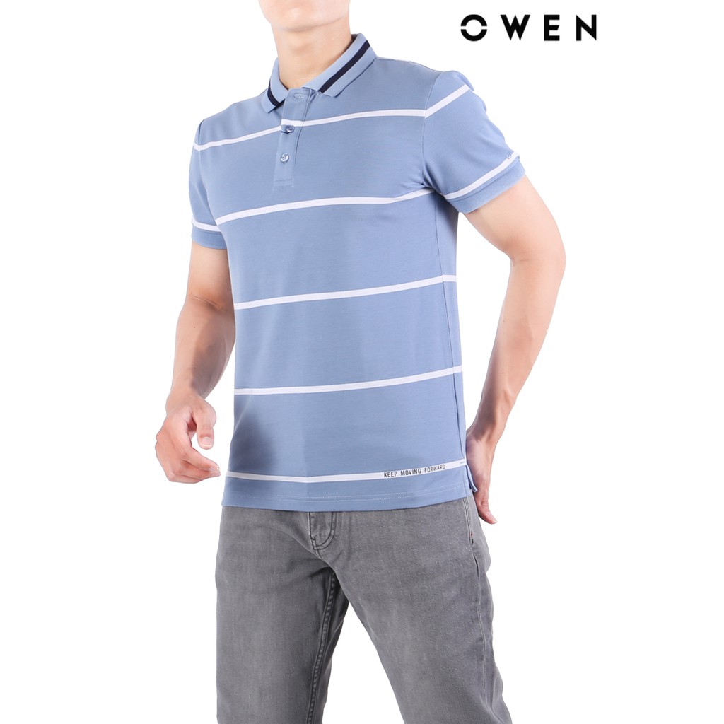 Áo polo ngắn tay nam OWEN Bodyfit - APV21871 | BigBuy360 - bigbuy360.vn
