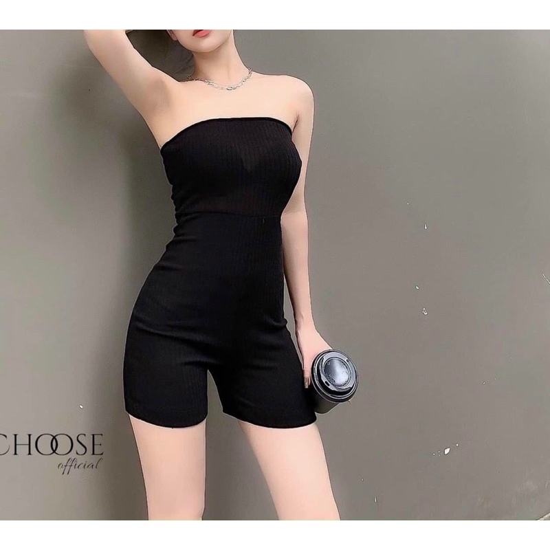 Jumsuit ngố trơn kèm mút ngực, set ống sexy vải loại 1 - 25 Store | BigBuy360 - bigbuy360.vn