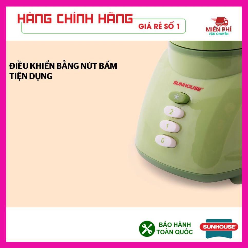 [BẢO HÀNH TOÀN QUỐC] MÁY XAY SINH TỐ SUNHOUSE SHD5112, CỐI XAY LỚN GIÚP VIỆC PHA CHẾ RAU CỦ QUẢ, SINH TỐ, SỮA DỄ DÀNG.