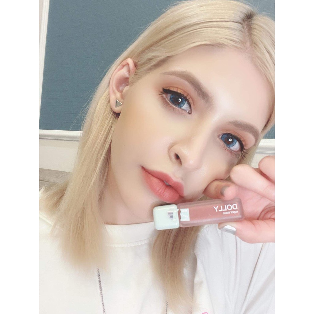 Hot trend 2021 [Nâu Nude] Son Kem Lì Dolly Super Matte Không Chì Màu Nâu Nude [12] | BigBuy360 - bigbuy360.vn