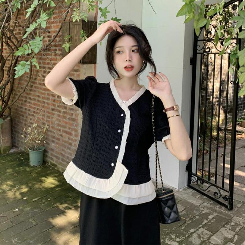 Áo Sơ Mi Nữ Ngắn Tay Thời Trang Mùa Hè Dễ Phối Đồ