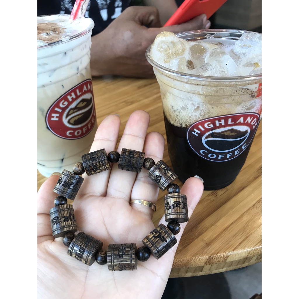 Vòng Trầm Hương Sánh Chìm Khắc Laze - Trầm Hương Nam Sánh Chìm - Khắc Laze