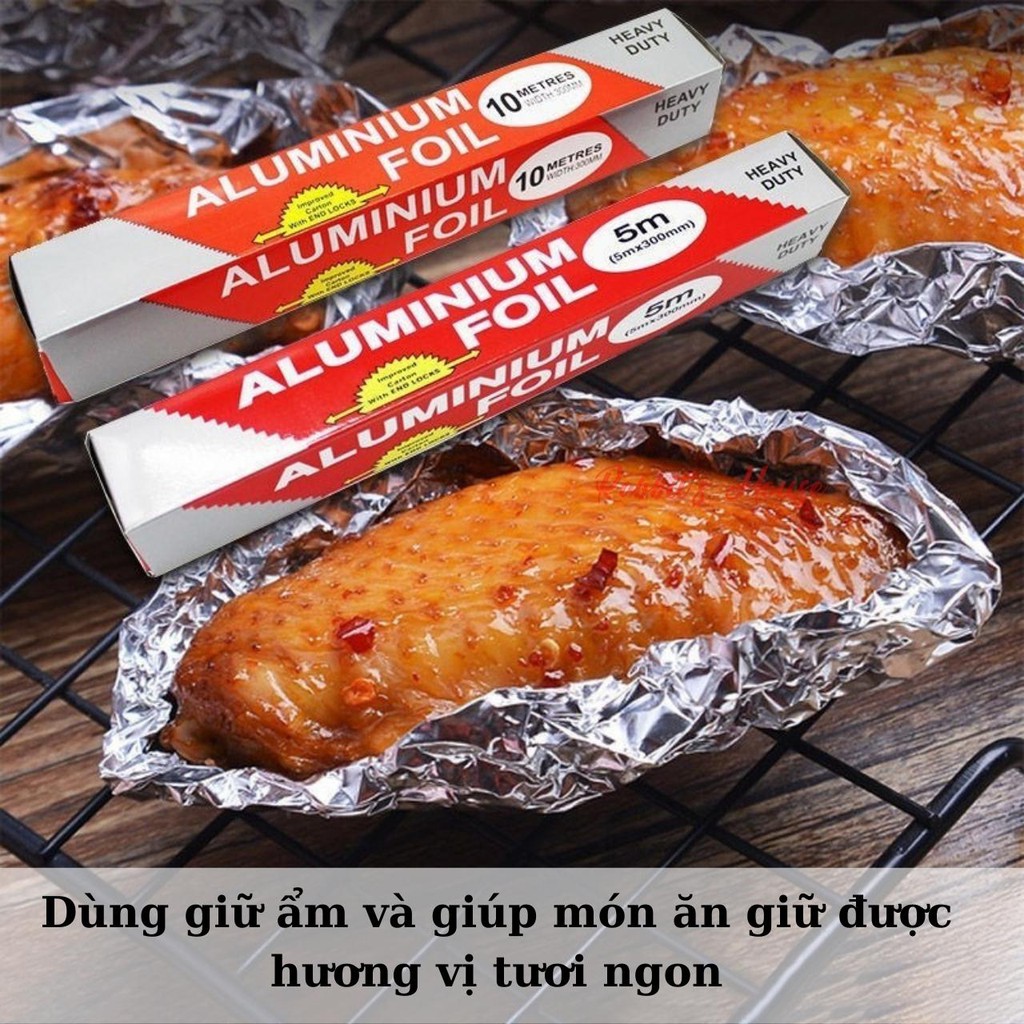 Giấy Bạc Nướng Thực Phẩm, Nồi Chiên Không Dầu, Bọc Thức Ăn, Nướng Thịt Goodfoil