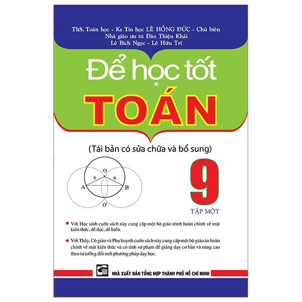 Sách Để Học Tốt Toán 9 - Tập 1