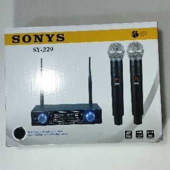 MICRO KHÔNG DÂY SONYS SY-229 có 2 Míc HÁT NHẸ, Tiếng Trong.