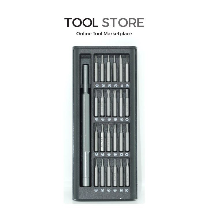 Bộ tô vít 24 PCS siêu rẻ có nam châm vít thép Nhật, dụng cụ mở sửa chữa điện thoại, iphone, laptop, điện tử