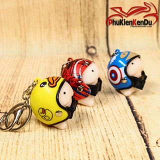 Móc khoá ciu đội nón