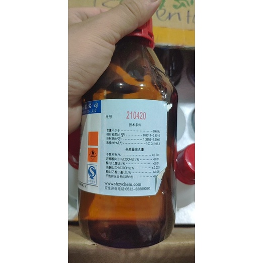 Hóa chất iso Butanol 2-Methyl-1-propanol CAS 78-83-1 C4H10O chai 500ml