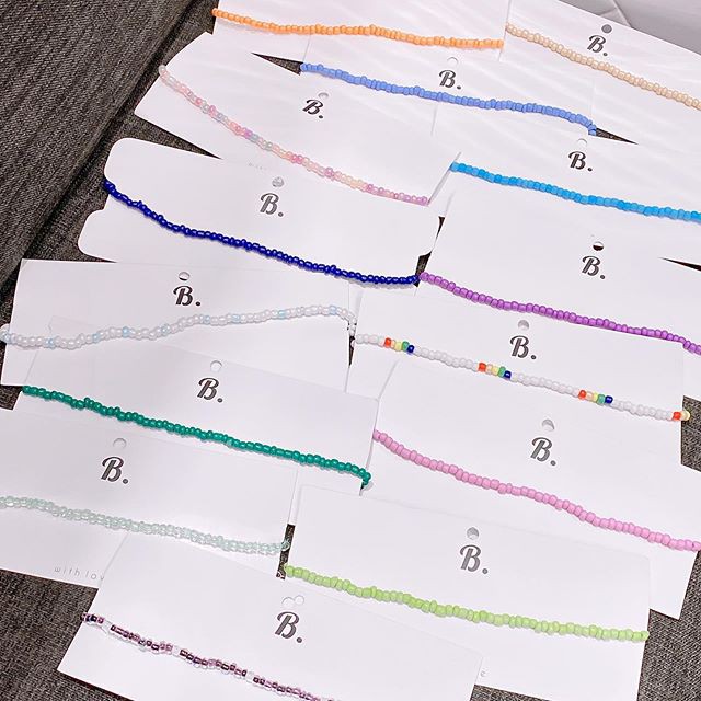 Choker Hạt Cườm Màu