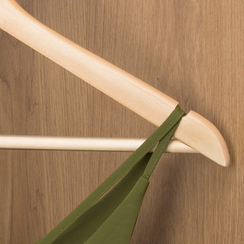 Móc gỗ treo quần áo REE Bedding chất liệu tự nhiên dày dặn cao cấp MG80 (1 cái)
