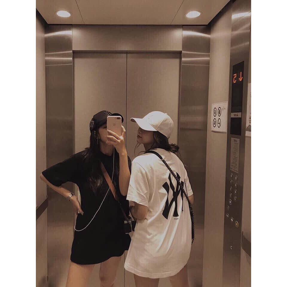 Áo thun YN hàn quốc tay lỡ unisex form rộng phông nam nữ | PD2020