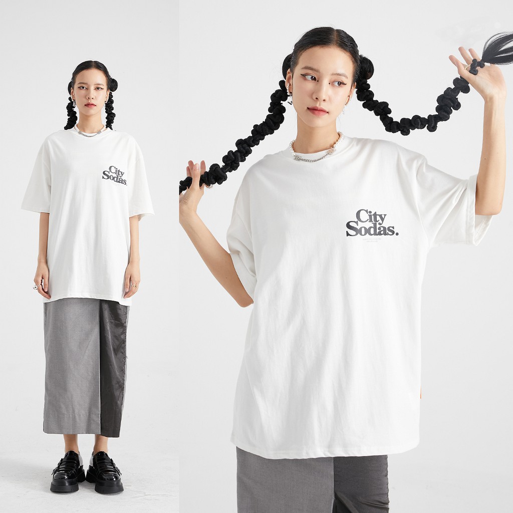 Áo thun City Sodas Funkyfun form rộng tay lỡ 100% cotton | BigBuy360 - bigbuy360.vn