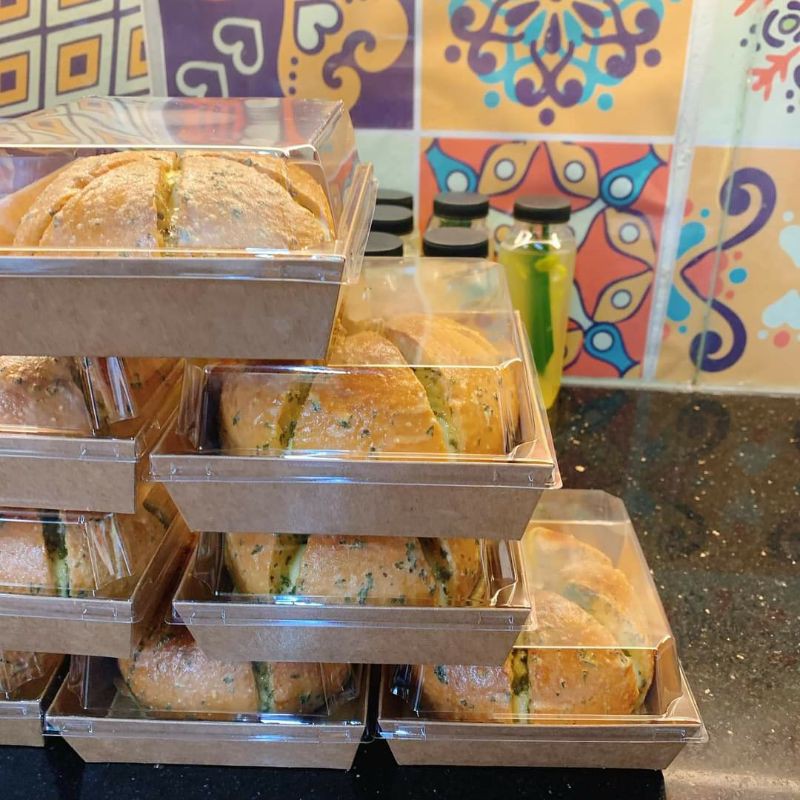 Hộp giấy kart đựng bánh có nắp