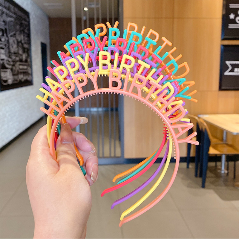  Băng Đô Chữ Happy Birthday Phong Cách Hàn Quốc Cho Bé