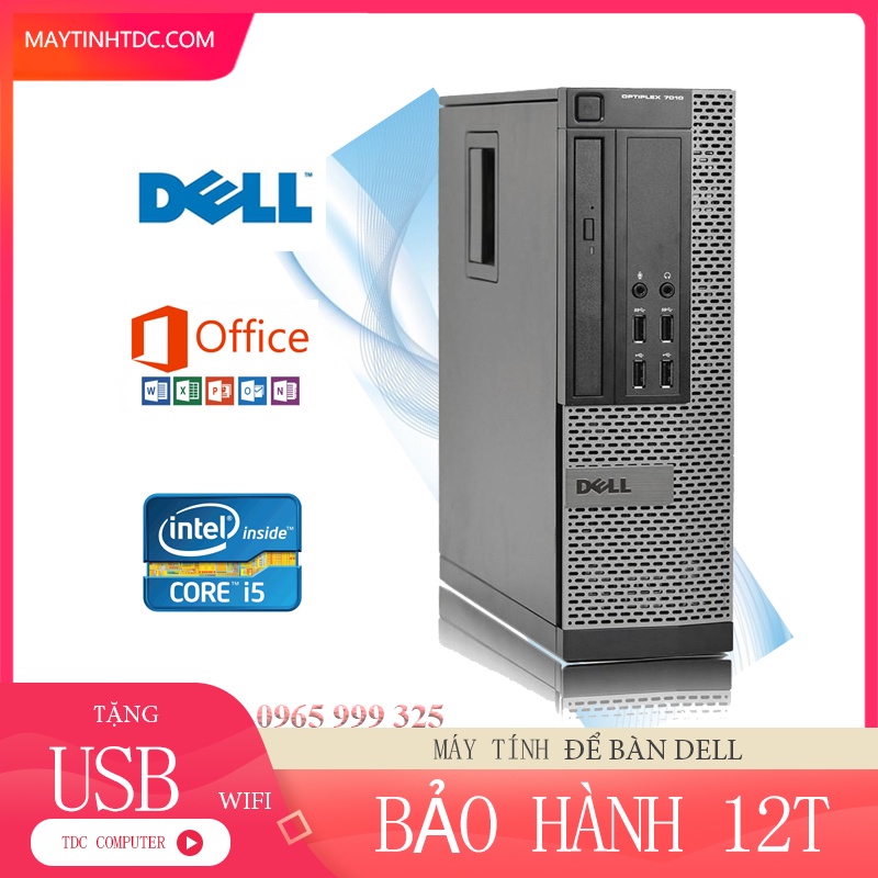 Case máy tính để bàn DELL optiplex SFF ( Core i5 4570 | ram 8GB | ổ cứ