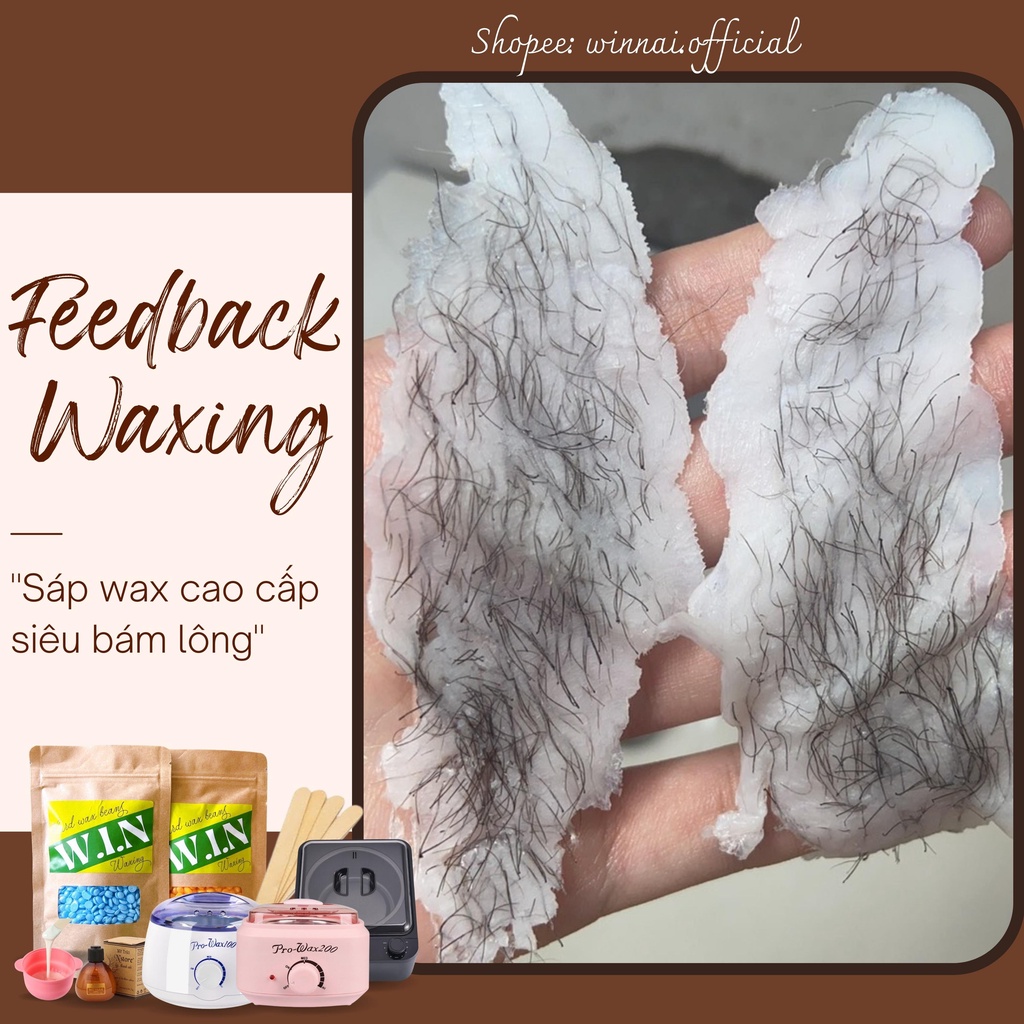 Combo triệt lông tận gốc sáp wax lông nóng và chén nấu sáp silicon chống dính siêu tiện lợi, cực bám lông