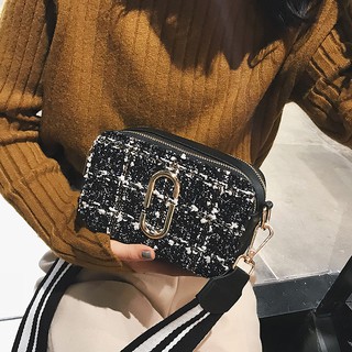 Túi hộp Tweed phong cách Hàn Quốc