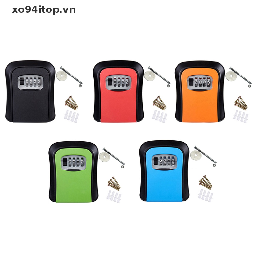 Hộp Đựng Chìa Khóa Gắn Tường Có Mật Khẩu An Toàn