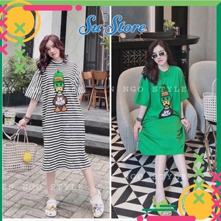 Váy dáng suông form rộng, hình vịt cute hót hít 2022