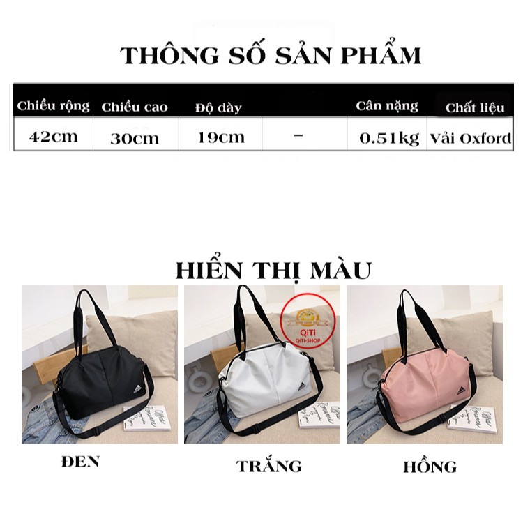 Túi Xách Du Lịch Thời Trang Xách Tay Nam Nữ Chất Liệu Vải Canvas Oxford Phong Cách Đeo Vai
