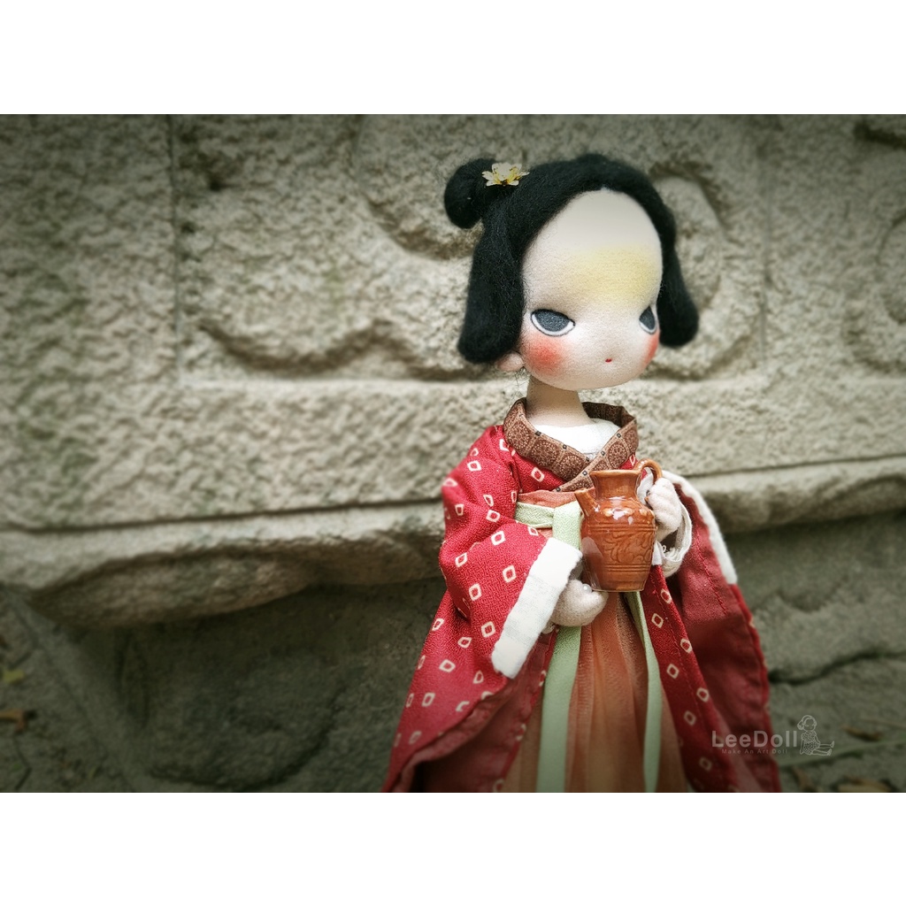 DIY thêu búp bê nhồi bông HANDMADE- KIT nguyên liệu may thủ công búp bê mỹ nhân cổ trang- bách hóa na na