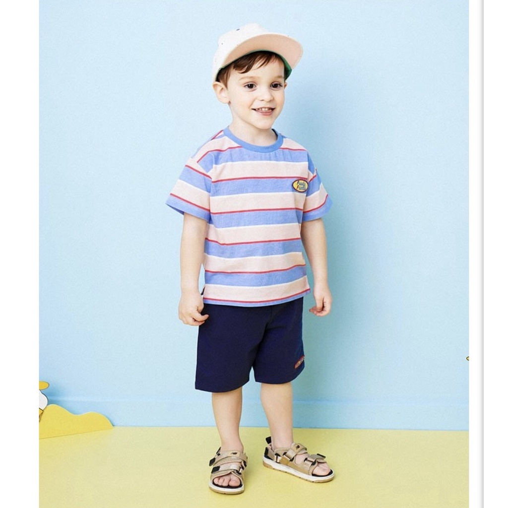 Áo cotton bé trai tag Foody friend Hej. HA2894