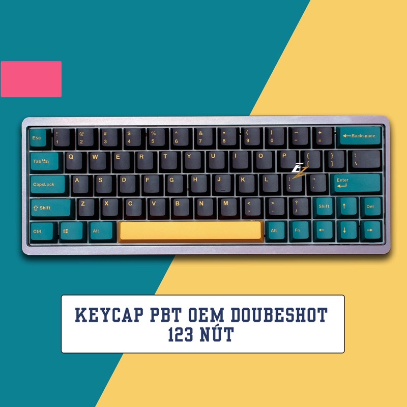 Set Keycap PBT RUDY OEM 123 Nút Cho Bàn Phím Cơ Nhiều Mẫu Mã