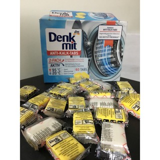 Vệ sinh máy giặt Denkmit 1 viên