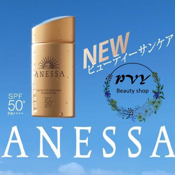 Kem Chống Nắng Anessa Perfect UV Sunscreen Skincare Milk Nhật Bản 60ml #Pvy Beauty